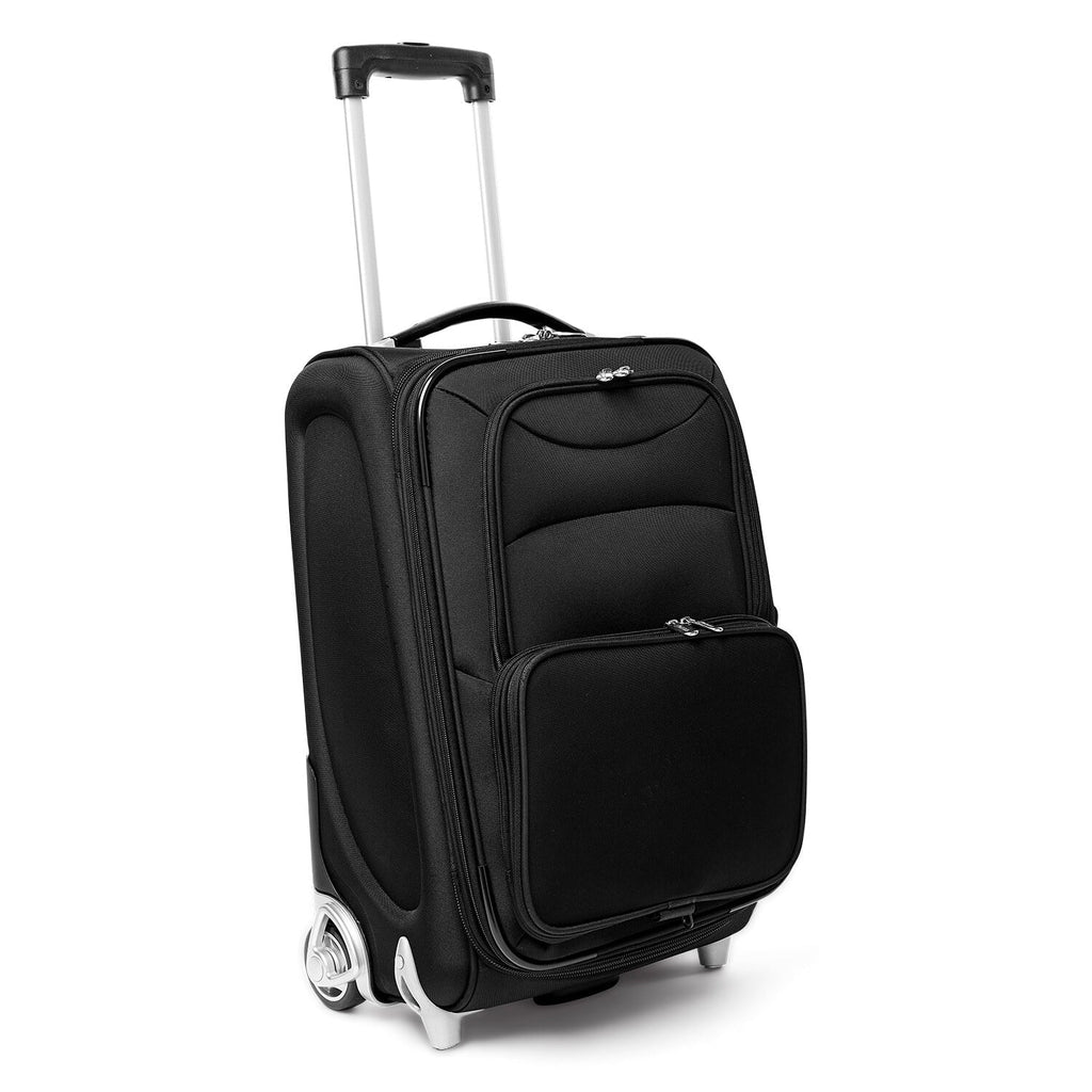 MOJO Black Cal Bears 21" Softside Rolling Carry-On Suitcase
