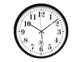 Chicago Lighthouse 67403302 Black ATOMIC Contemporary Clock