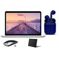 Restored MacBook Pro 13.3-inch Core i5 4GB RAM Mac OS 1TB HDD Bundle: Wireless Mouse, Black Case, Bluetooth/Wireless Airbuds By Certified 2 Day Express (Refurbished)