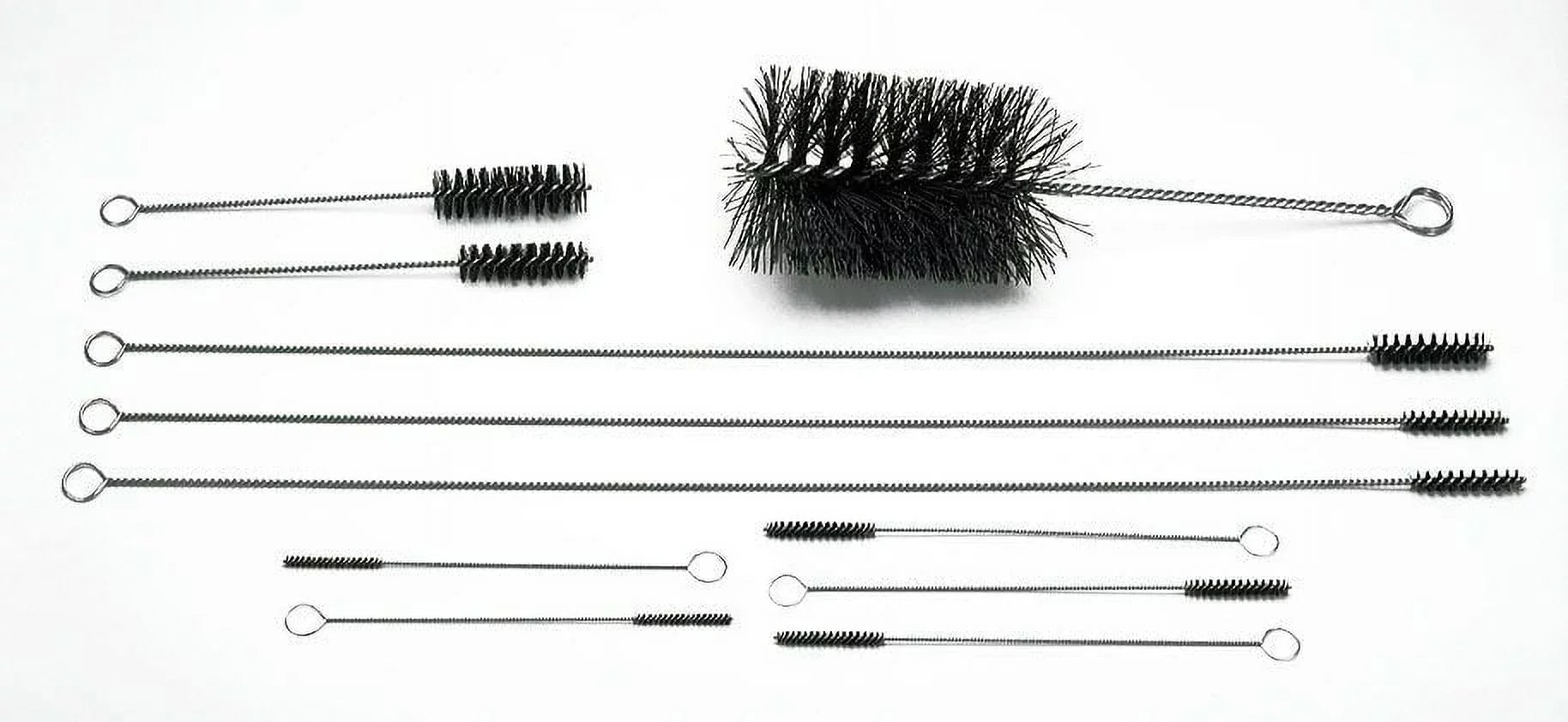 Moroso 61820 All Purpose Engine Cleaning Kit w/ 12 Nylon Wire Brushes, Black
