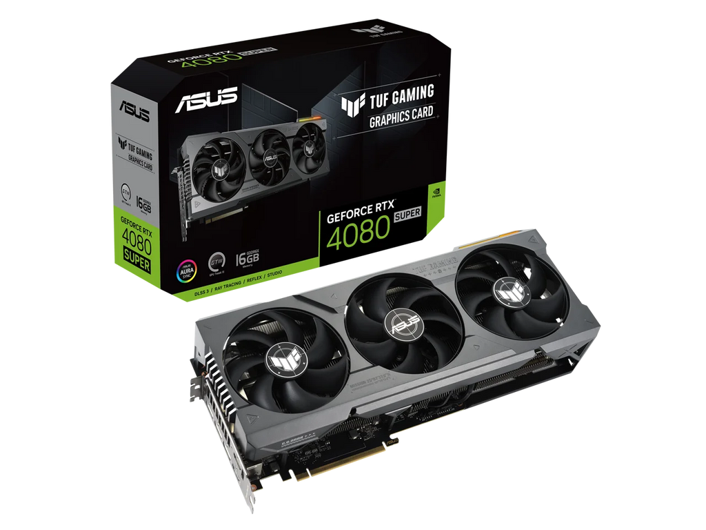 TUF Gaming GeForce RTX 4080 SUPER 16GB GDDR6X Graphic Card - 16GB GDDR6X 256-bit memory interface - 4th Generation Tensor Cores - 3rd Generation RT Cores - Overclock Mode - GPU Tweak III