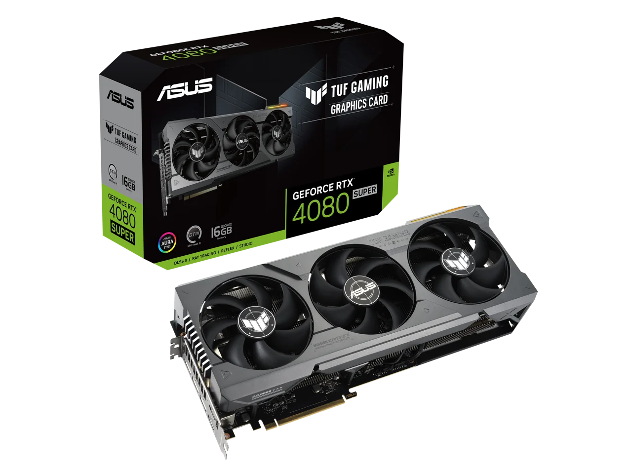 TUF Gaming GeForce RTX 4080 SUPER 16GB GDDR6X Graphic Card - 16GB GDDR6X 256-bit memory interface - 4th Generation Tensor Cores - 3rd Generation RT Cores - Overclock Mode - GPU Tweak III