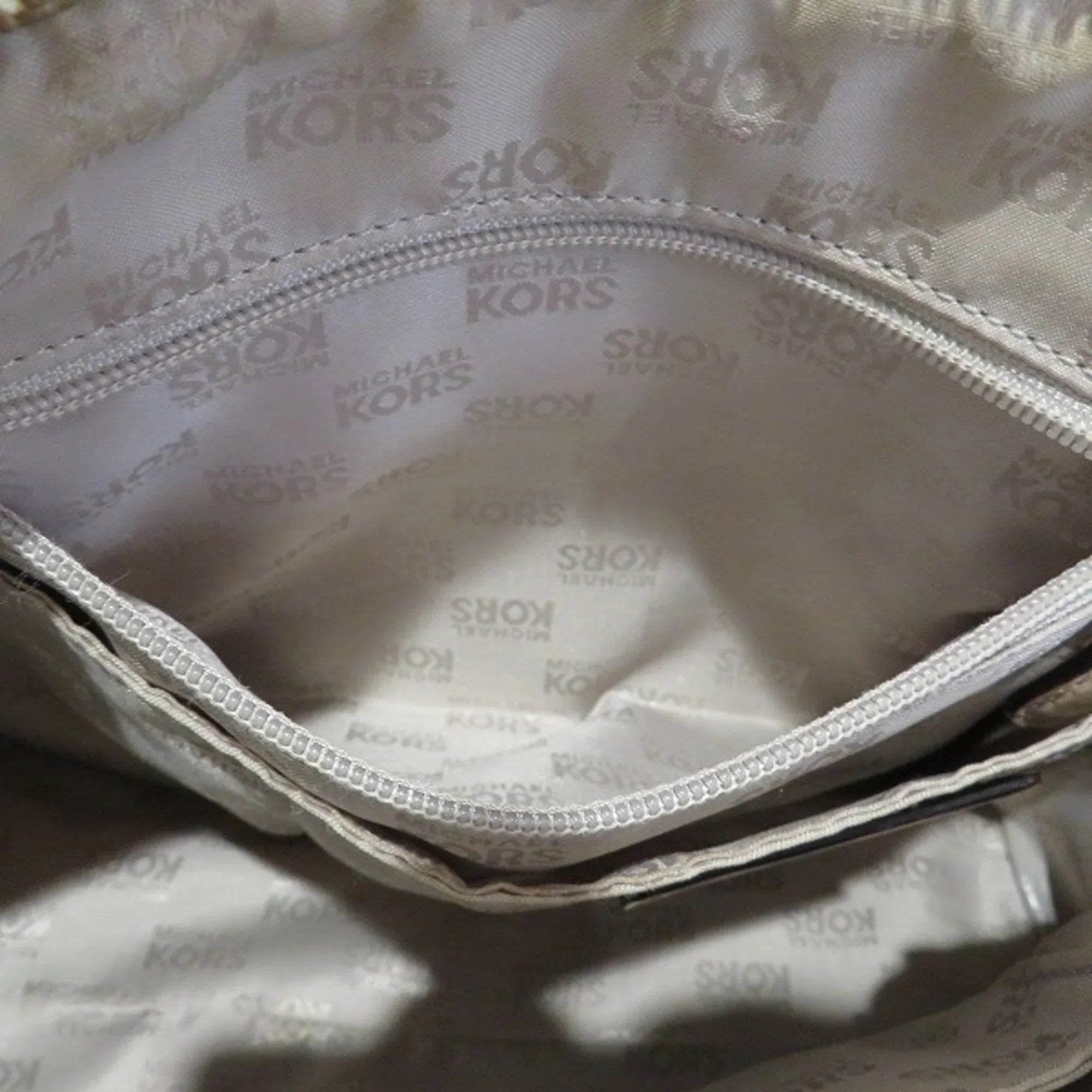 Pre-Owned Michael Kors MK Signature Small Satchel 2WAY Bag Shoulder Boston Women (Good)