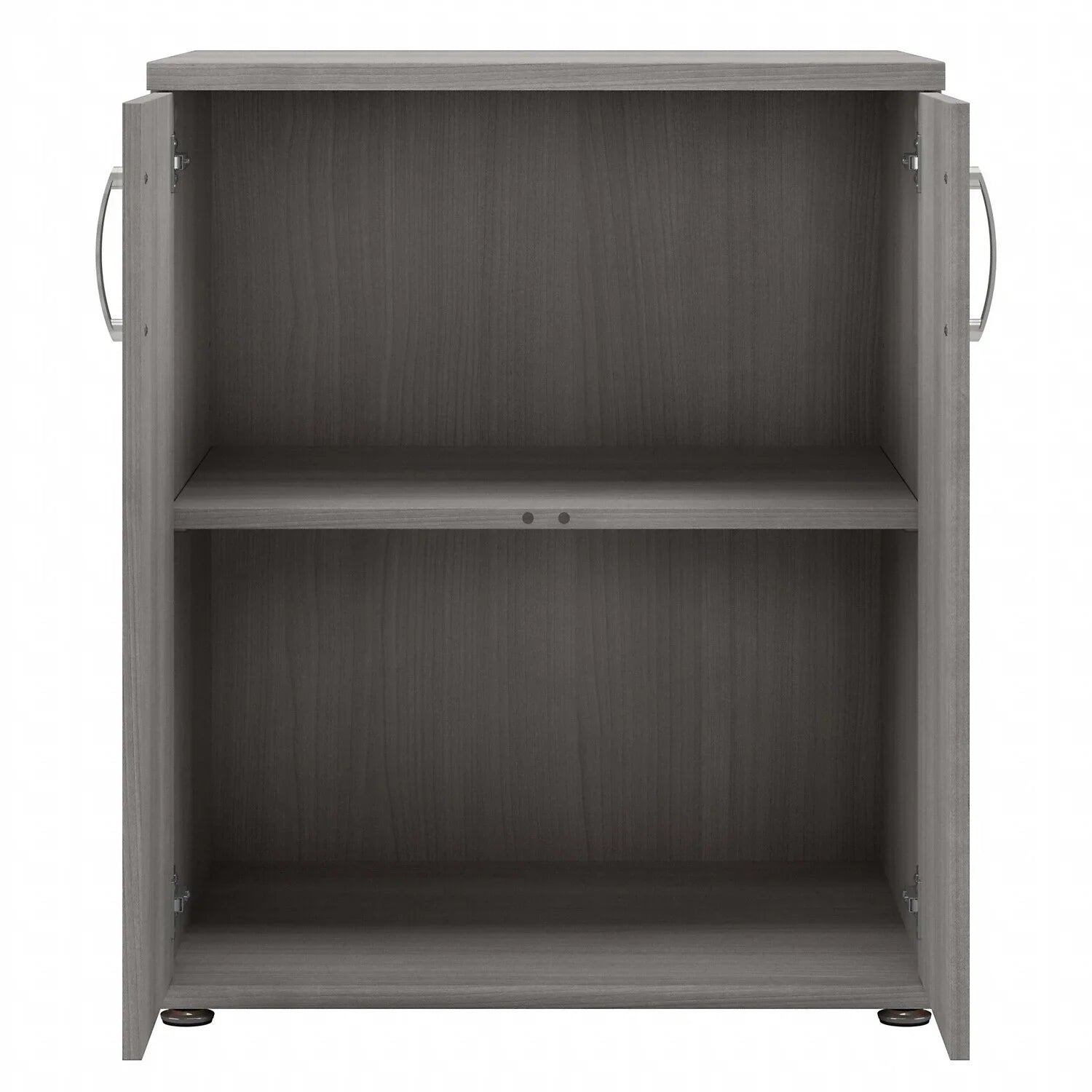 Maykoosh Classic Charm Garage Storage Cabinet With Doors And Shelves In Platinum Gray