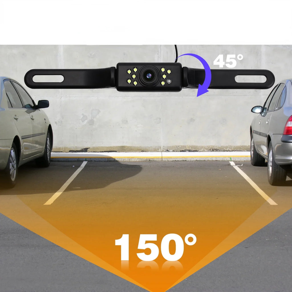Cheefull Car Backup Driving Camera Camera 4.3" Rear View Mirror Cam Reverse Night Vision Vehicles Parking System Camera
