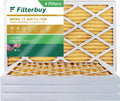 Filterbuy 16x25x2 MERV 11 Pleated HVAC AC Furnace Air Filters (4-Pack)