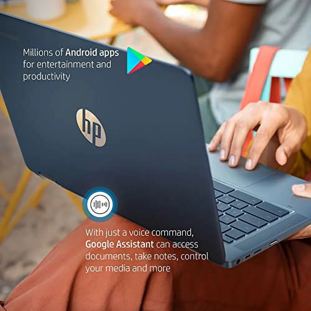 X360 14" HD Touch Chromebook, Celeron N4120, 4GB RAM, 64GB eMMC, UHD Graphics 600, Forest Teal, Chrome OS, 14a-ca0790wm