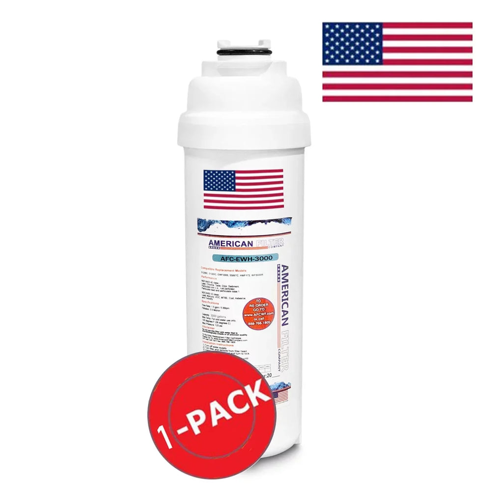 AFC Brand , Liquid Fountain Filter , Model # AFC-EWH-3000 , Compatible with Fluid LZS8WSLP - 1 Filters - Made in U.S.A.