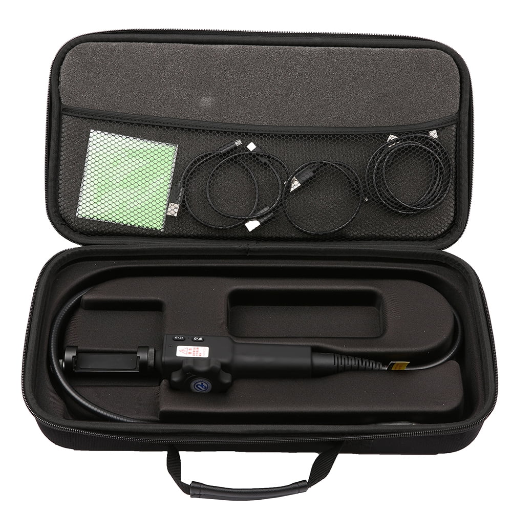 Shinysix Industrial Endoscope, 6.3-inch Monitor 8.5mm Lens Manual Steerable Tube 8.5mm With Video Manual Steerable 1m 3.5-inch To 6.3-inch Lens Capture Videos Steerable Qisuo Siuke Nebublu