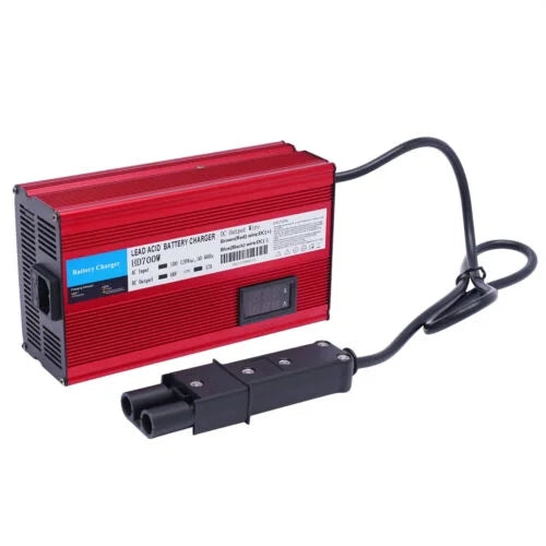 Golf Cart Battery Charger 48 Volt 12 Amp Barrel 2 Pin Plug Trickle Charging Mode