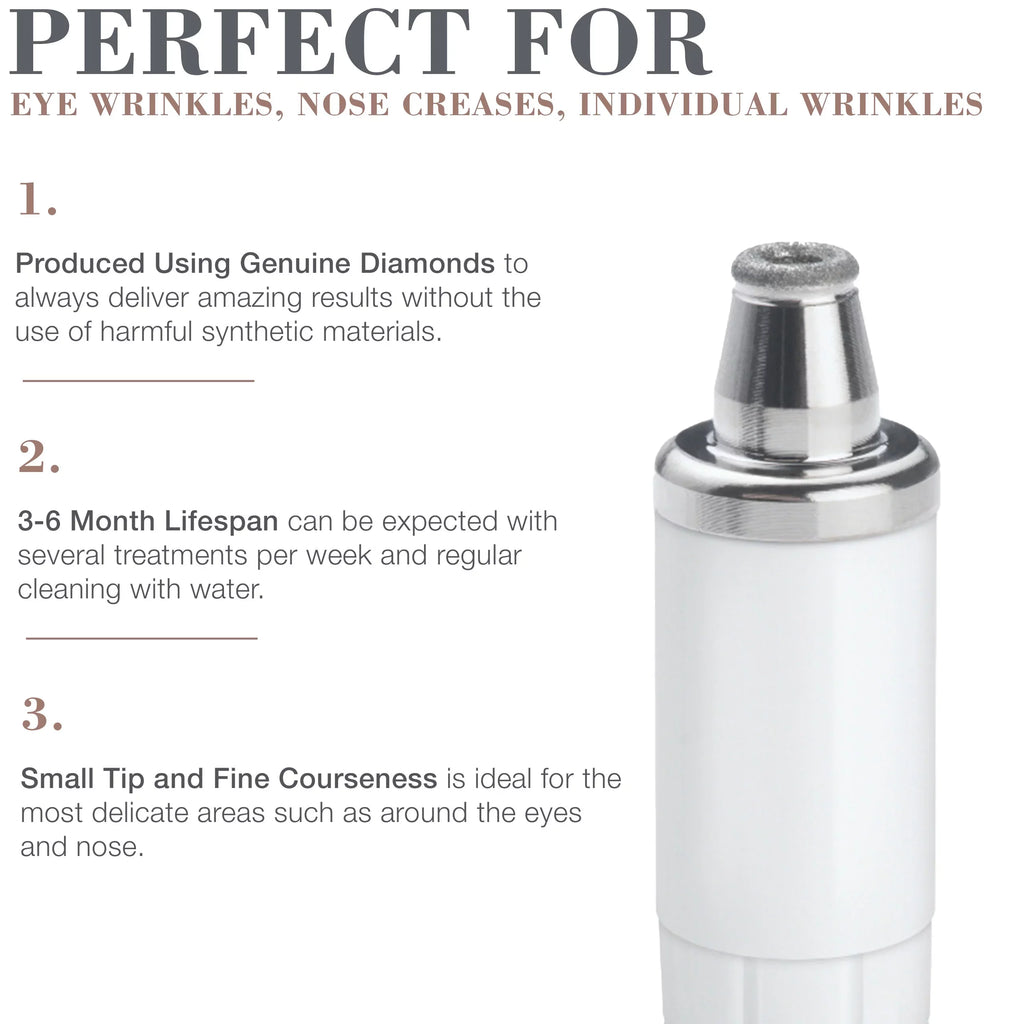 Trophy Skin Microdermabrasion Precision Diamond Tip Accessory for MicrodermMD MiniMD and RejuvadermMD Exfoliation Beauty Device Systems