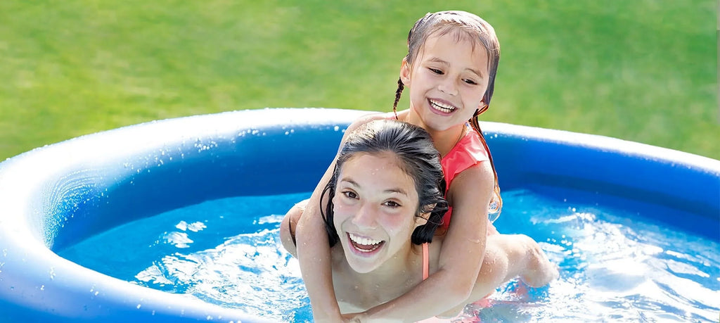 Intex 8 foot x 24 inch Easy Set Round Above Ground Swimming Pool with Filter Pump, 28107EH