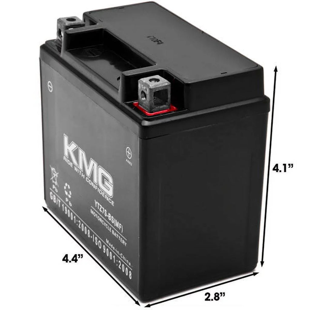 KMG YTZ7S Sealed Maintenance Free 12V Battery High Functionality SMF OEM Replacement Powersport Motorcycle ATV Scooter Snowmobile Fluid