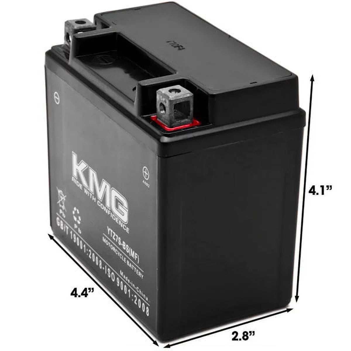 KMG YTZ7S Sealed Maintenance Free 12V Battery High Functionality SMF OEM Replacement Powersport Motorcycle ATV Scooter Snowmobile Fluid