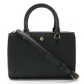 Pre-Owned TORY BURCH Tory Burch Handbag Shoulder Bag Leather Black (Like New)