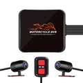 VSYSTO HD 1080P No Monitor Motorcycle Dash Cam, WiFi Night Vision 130° Wide Angle Front & Rear Camera 2 Channels Video Driving Recorder, Loop Recording, G-sensor
