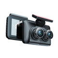 Andoer Dash Cam Front and Rear Inside 3 Cameras 1080+720+480P 4in Car Rearview Mirror Car Video Recording Camcorder Night Vision Car Camera Recorder Auto Safety Driving Recorder