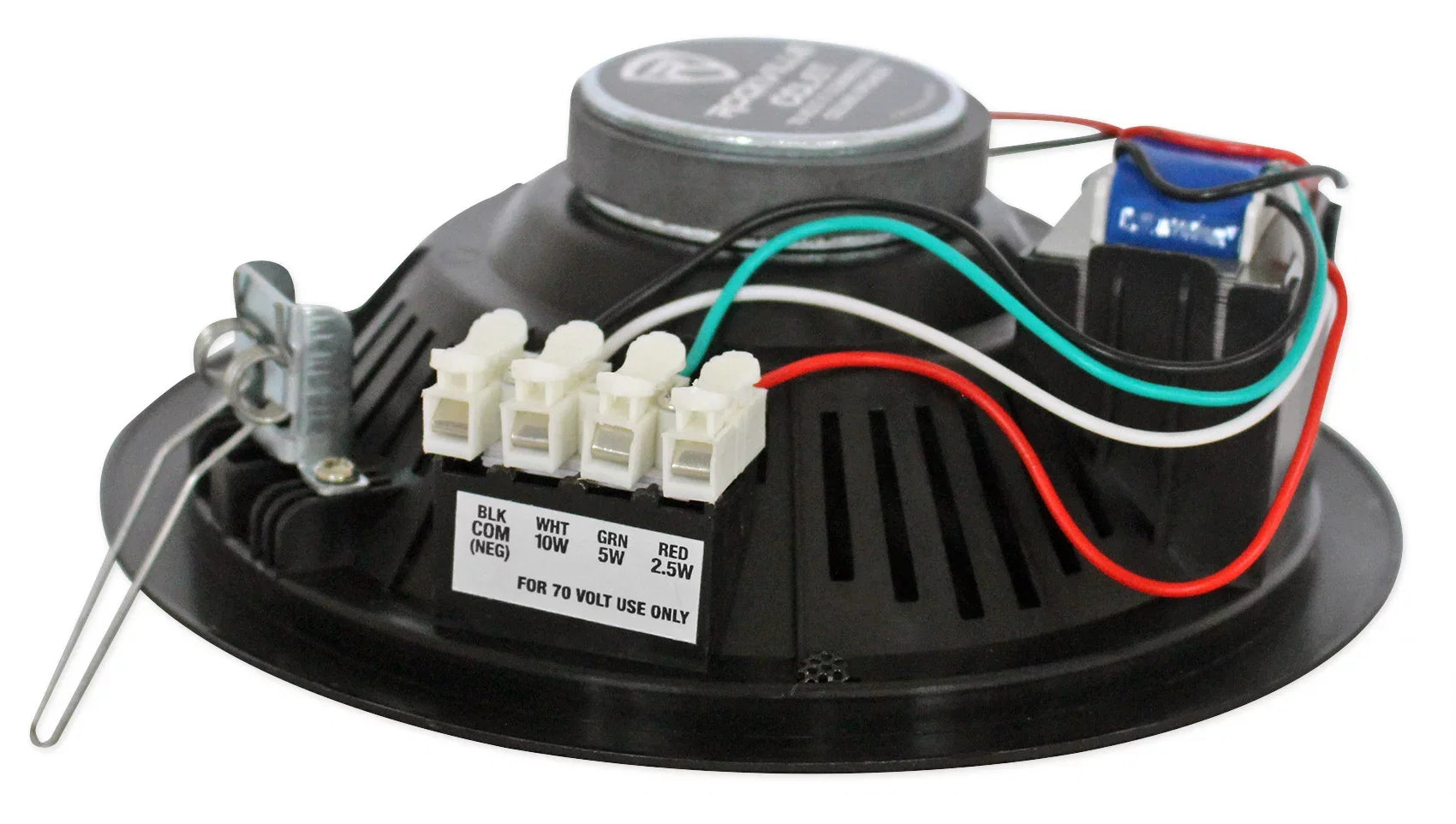 JBL VMA2120 2-Ch Commercial 70V Amplifier+(2) Wall+(4) Ceiling Speakers in Black