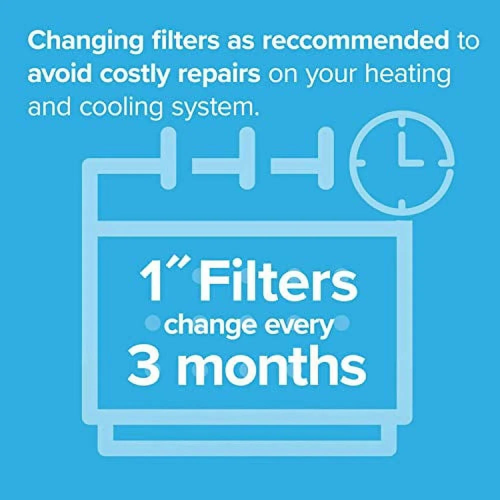 Filtrete Air Filter, MPR 1900, MERV 13, Healthy Living Ultimate Allergen 3-Month Pleated 1-Inch Air Filters, 2 Filters