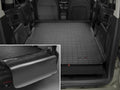 WeatherTech Cargo Trunk Liner with Bumper Protector compatible with 2014-2023 Ford Transit Connect - Behind 1st Row Seating With Bumper Protector, Black