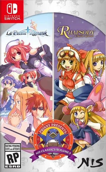 Prinny Presents NIS Classics Volume 3: La Pucelle: Ragnarok/Rhapsody: A Musical Adventure - Deluxe Edition - Nintendo Switch