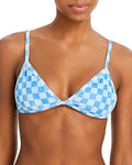 Peixoto Women's Bomba Bikini Swim Top Separates Swimsuit (XS, Blue)