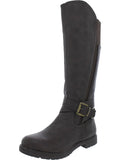 G.C. Shoes Womens Faux Leather Tall Knee-High Boots