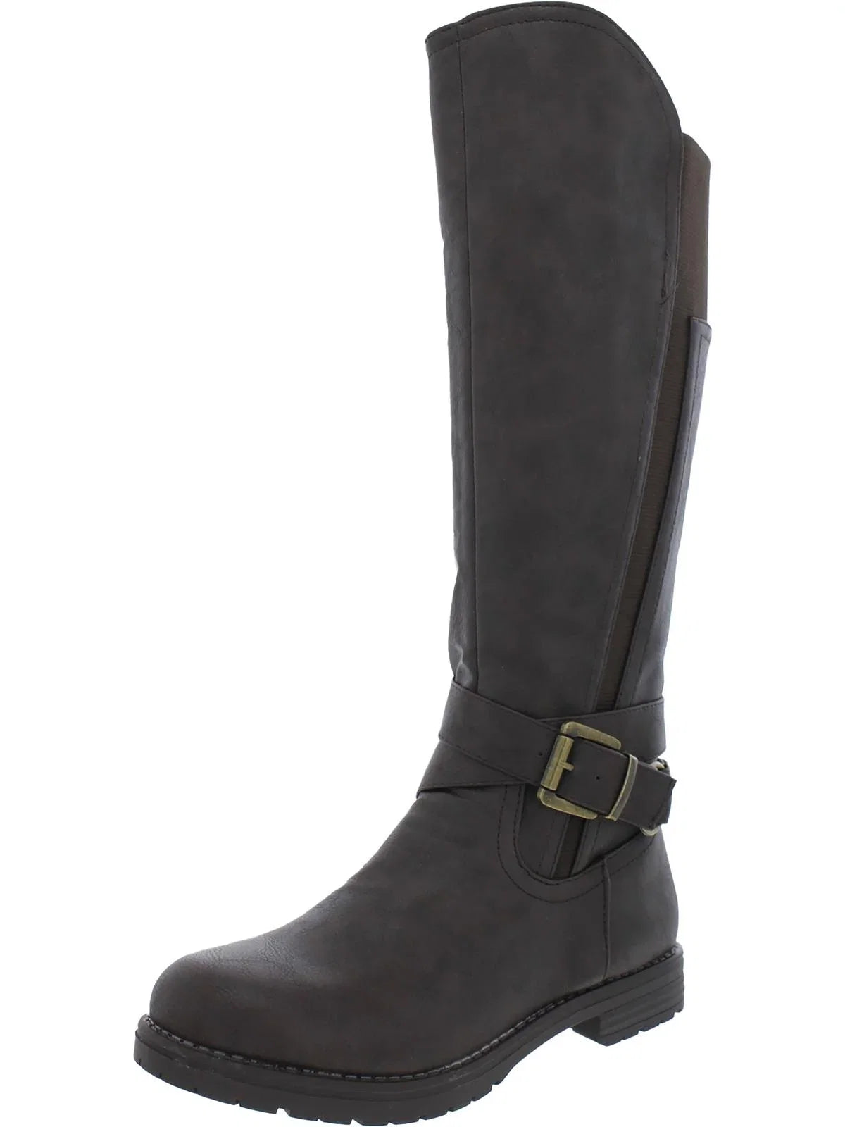 G.C. Shoes Womens Faux Leather Tall Knee-High Boots