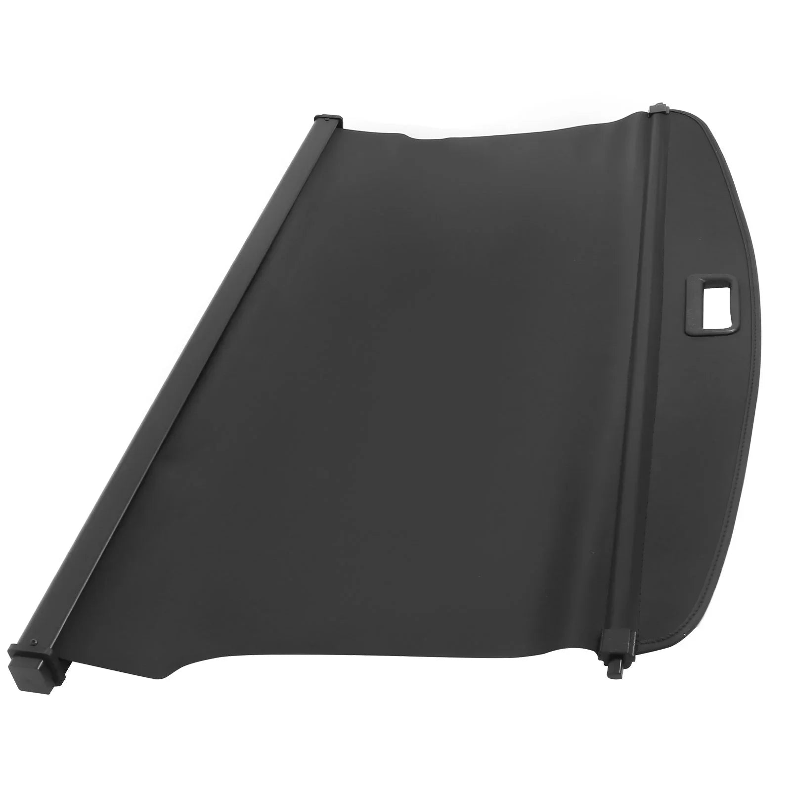 Ikon Motorsports Retractable Rear Trunk Security Cargo Cover Tonneau Luggage Shade Added on Bodykit Replacement Compatible With 2020-2024 Ford Escape Black Canvas