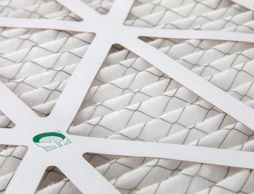 12 Pack of 16x24x1 MERV 13 Pleated Air Filters by Glasfloss. Actual Size: 15-1/2 x 23-1/2 x 7/8