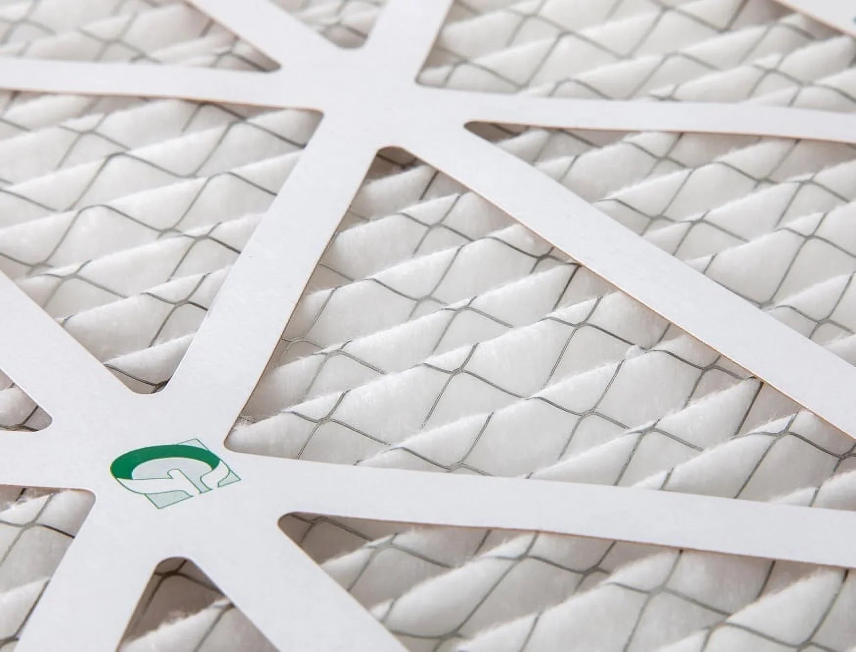 12 Pack of 12x20x1 MERV 13 Pleated Air Filters by Glasfloss. Actual Size: 11-1/2 x 19-1/2 x 7/8