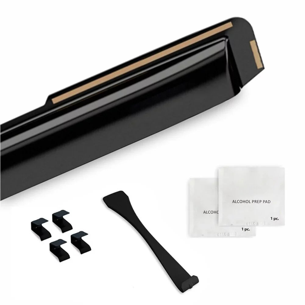 Voron Glass in-Channel Extra Tough Rain Guards for Trucks Dodge Ram 1500 2009-2018 Quad Cab, Window Deflectors, Vent Window Visors, 4 Pieces - 230099
