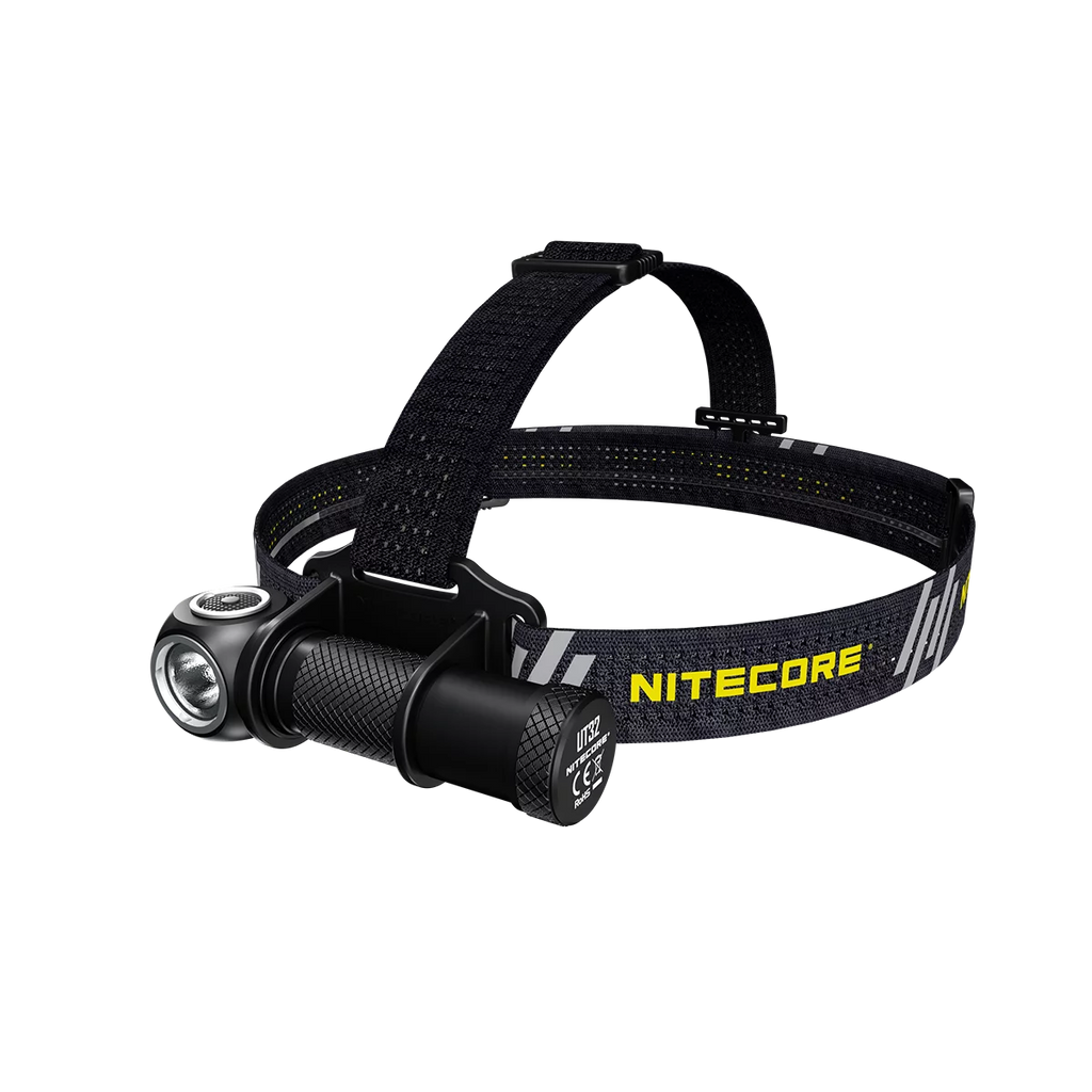 Value Bundle: Nitecore UT32 Dual Emitter Headlamp - (5700K, Cool White) - (3000K, Warm White) with 1x NL1834 Battery, 1x TINI Keychain Light (Random Color Choices) and Eco-Sensa A1 Magnetic Charger