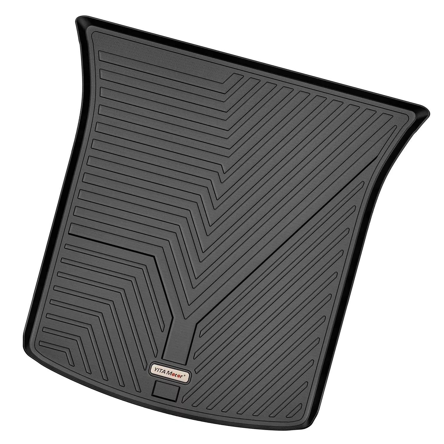 Ledkingdomus Floor Mats for 2020-2023 Tesla Model Y Rear Trunk Mat All Weather Black