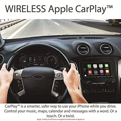Kenwood Excelon DMX907 6.95" Capacitive Touch Panel Digital Multimedia Receiver with Bluetooth and HD Radio