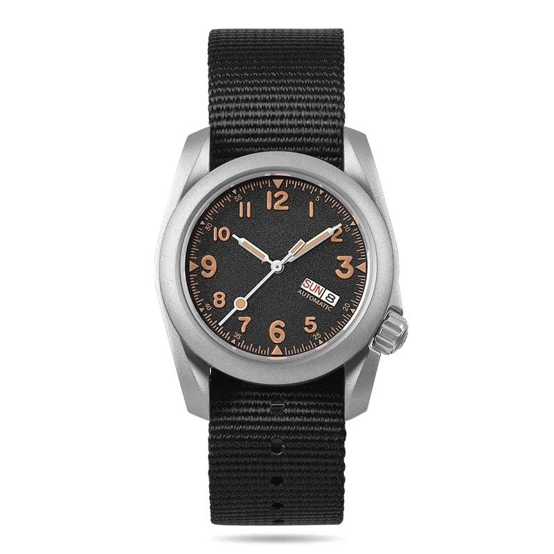 Men's Field Watches Titanium Automatic Mechanical Top Brand Dive Wristwatch 100M Liquid Clock Military Watch for Men