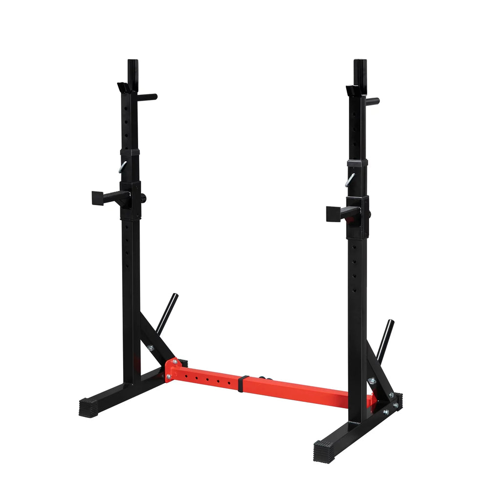 Kmowoo Home Indoor Fitness Adjustable Multi-function Barbell Stand Squat Bench Press Trainer