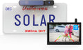 AUTO-VOX Solar Backup Camera Wireless Reverse Camera IP68 Liquid Vehicles License Plate Camera for Trailer/SUV