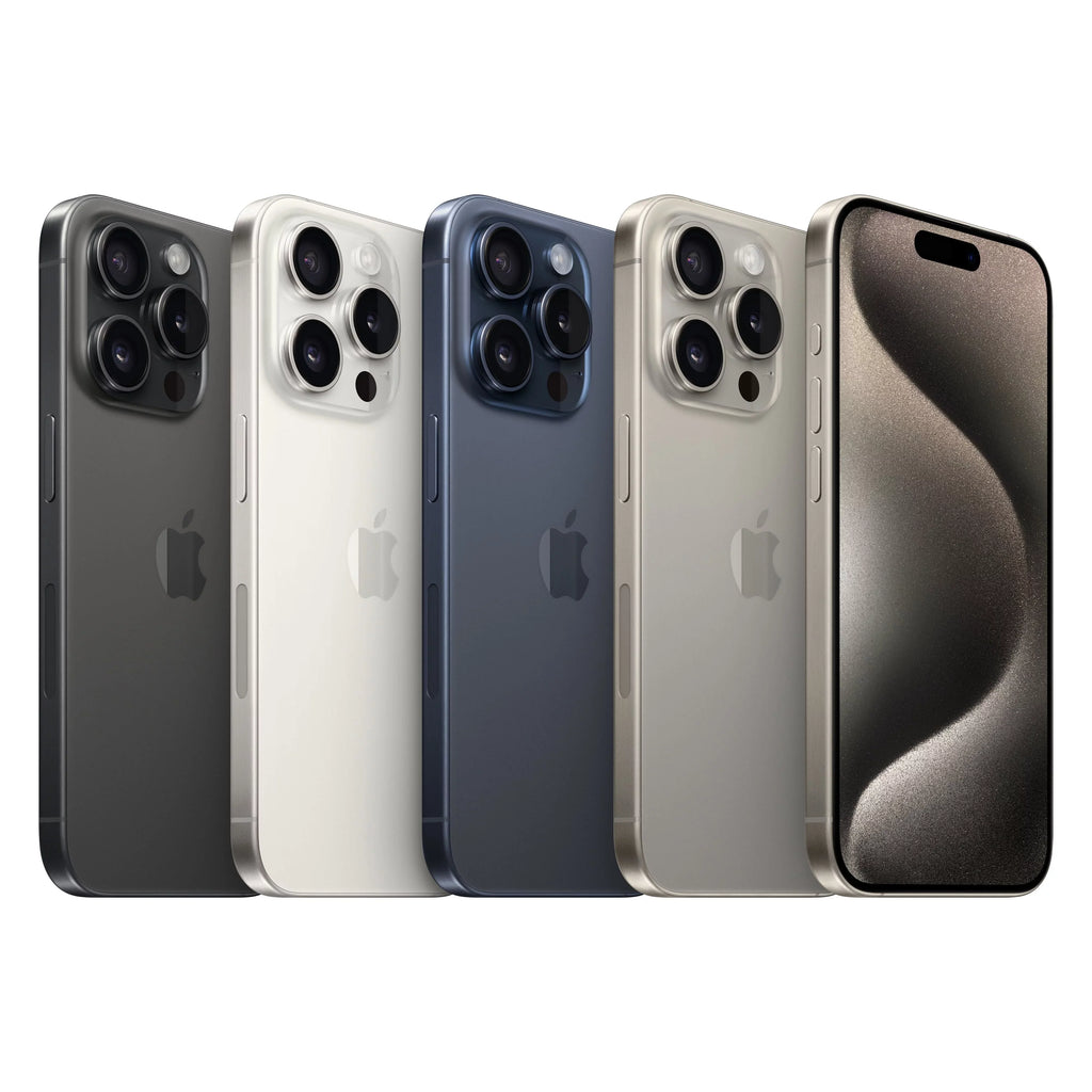 Straight Talk iPhone 15 Pro, 512GB, Natural - Prepaid Smartphone
