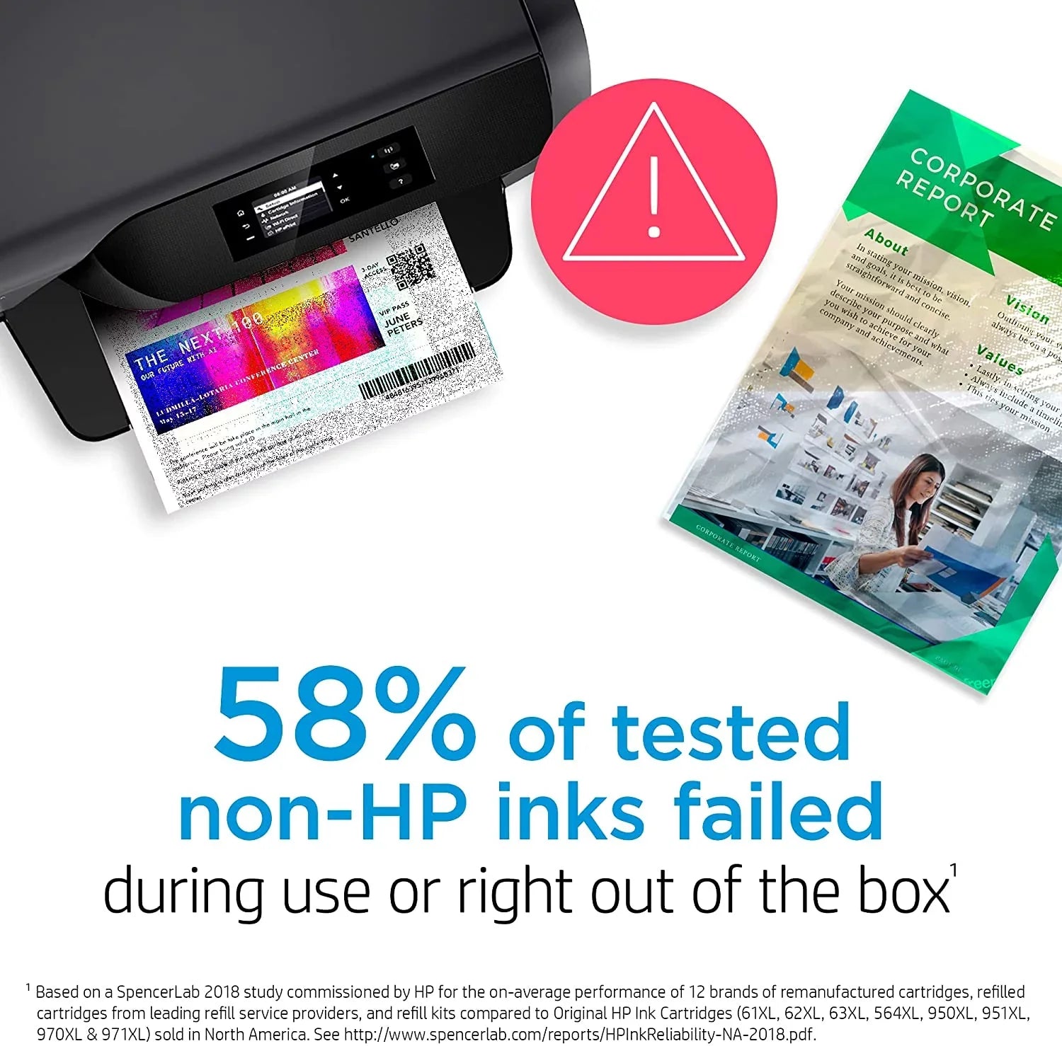 63 Black and Color Ink Cartridges (‎L0R46AN#140) Combo