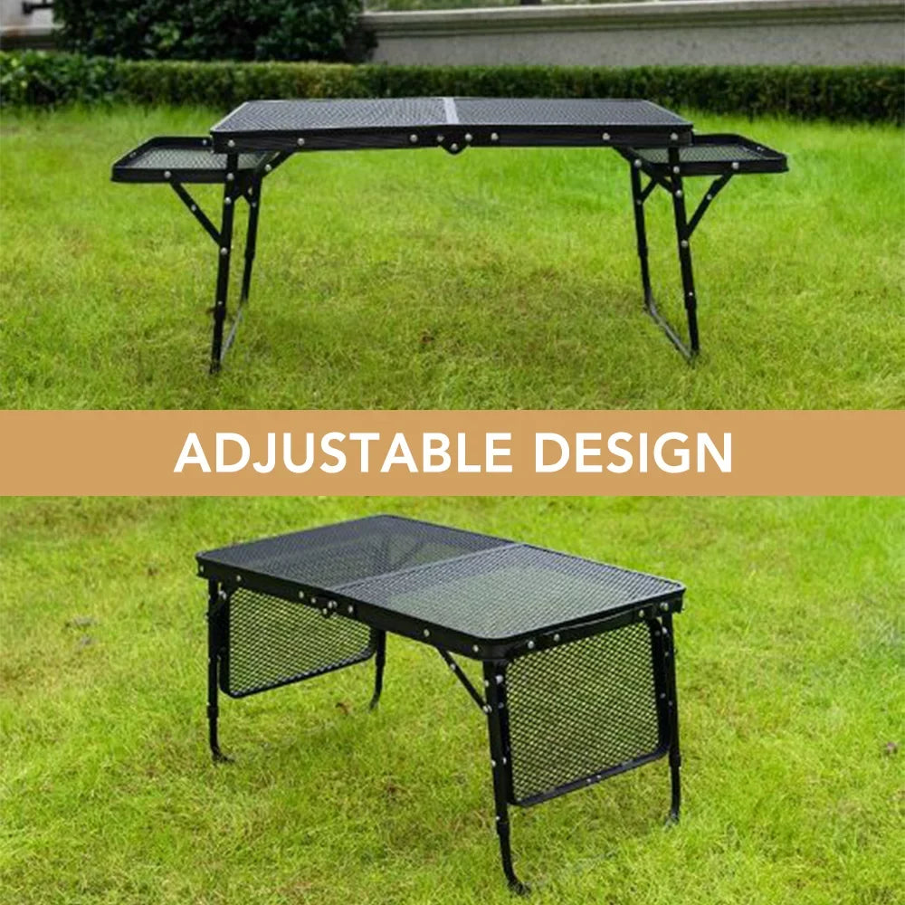 moobody Portable Folding Table, Ideal for Camping and Picnics, Lixada Cook Station