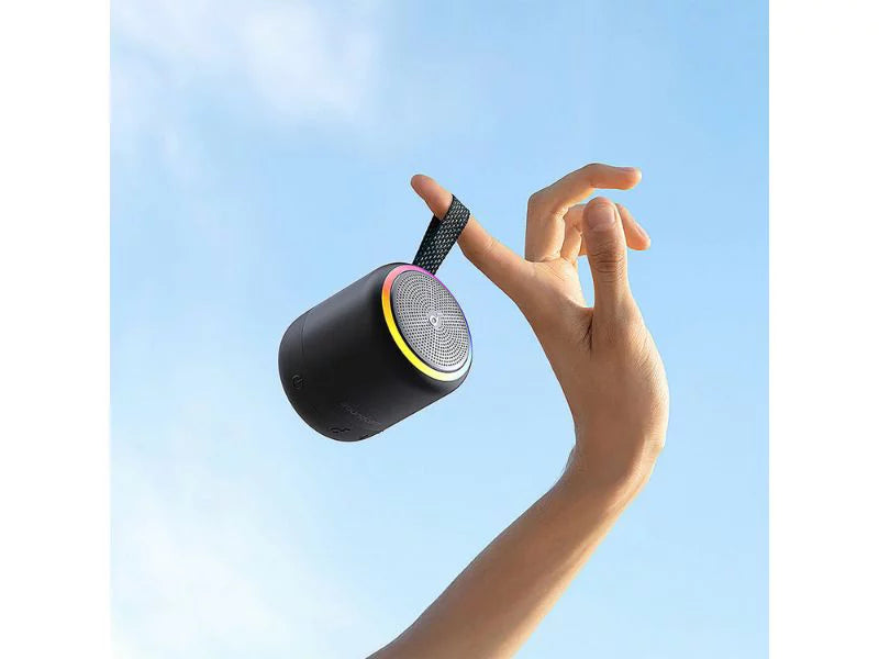 Refurbished Soundcore B3127Z11 Mini 3 Pro Portable Bluetooth Speaker 2-Pack Black 15H Playtime IPX7 Liquid