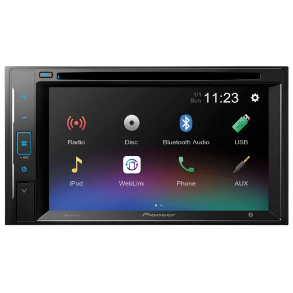 KIT4938 Bundle for 2012-2015 Toyota Prius W/ Pioneer Double DIN Car Stereo with Bluetooth/Backup Camera/Installation Kit/in-Dash DVD/CD AM/FM 6.2" WVGA Monitor Digital Media Receiver