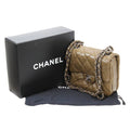 Pre-Owned CHANEL Chanel chain shoulder bag matelasse dark brown 15357745 (Good)