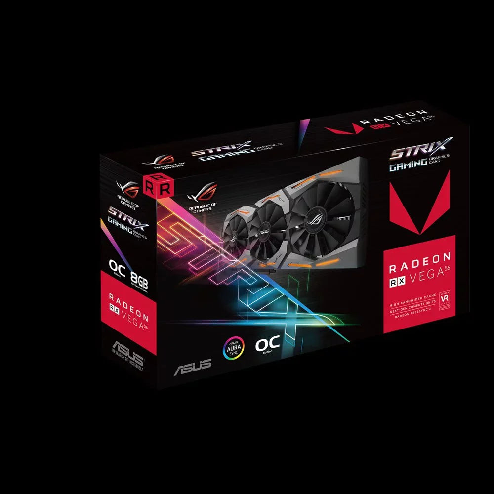 Rog-Strix-Rxvega56-O8G-Gaming Graphics Card