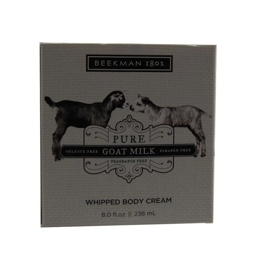 Beekman 1802 Pure Goat Milk Fragrance Free Whipped Body Cream 8oz