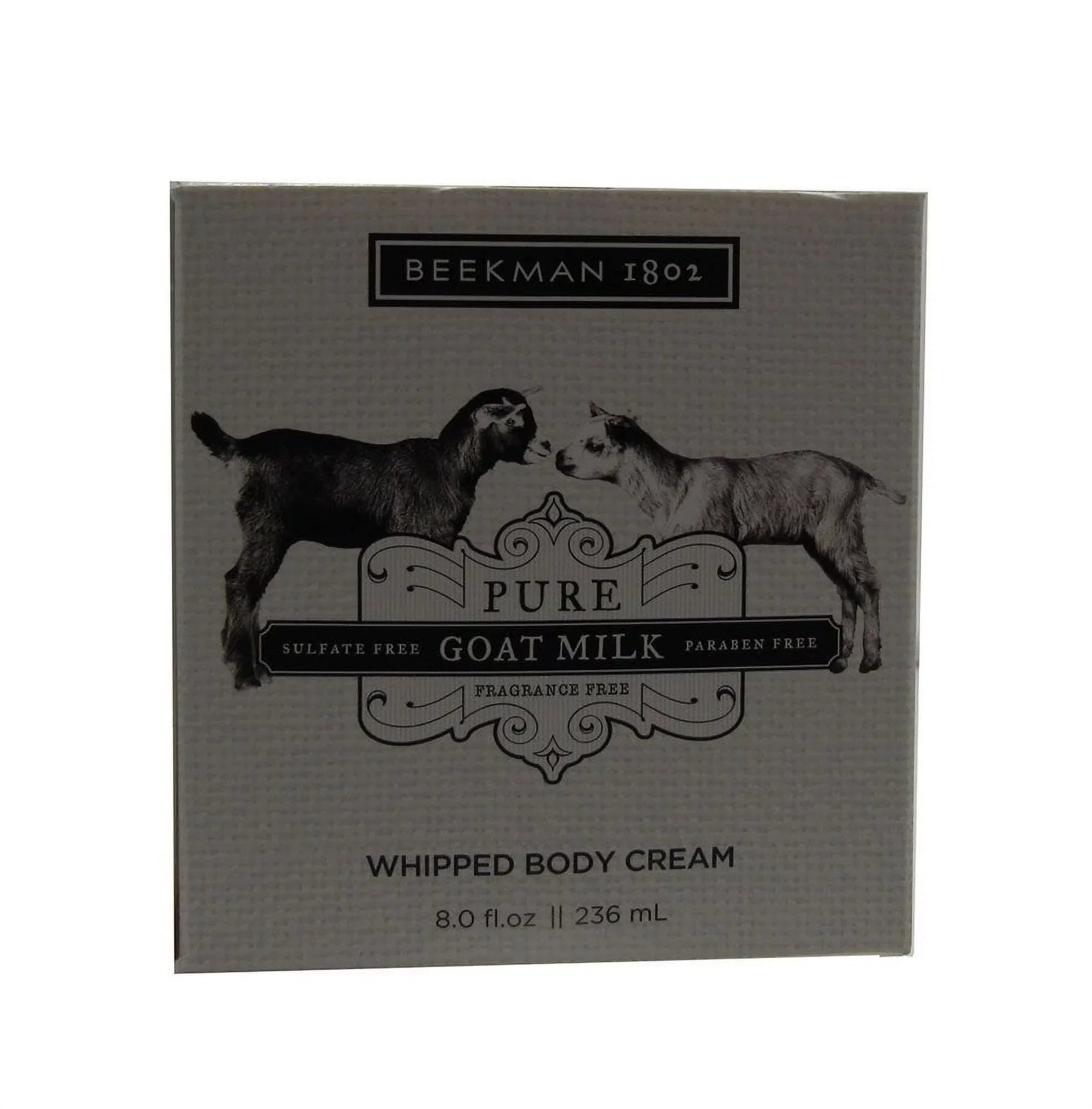 Beekman 1802 Pure Goat Milk Fragrance Free Whipped Body Cream 8oz