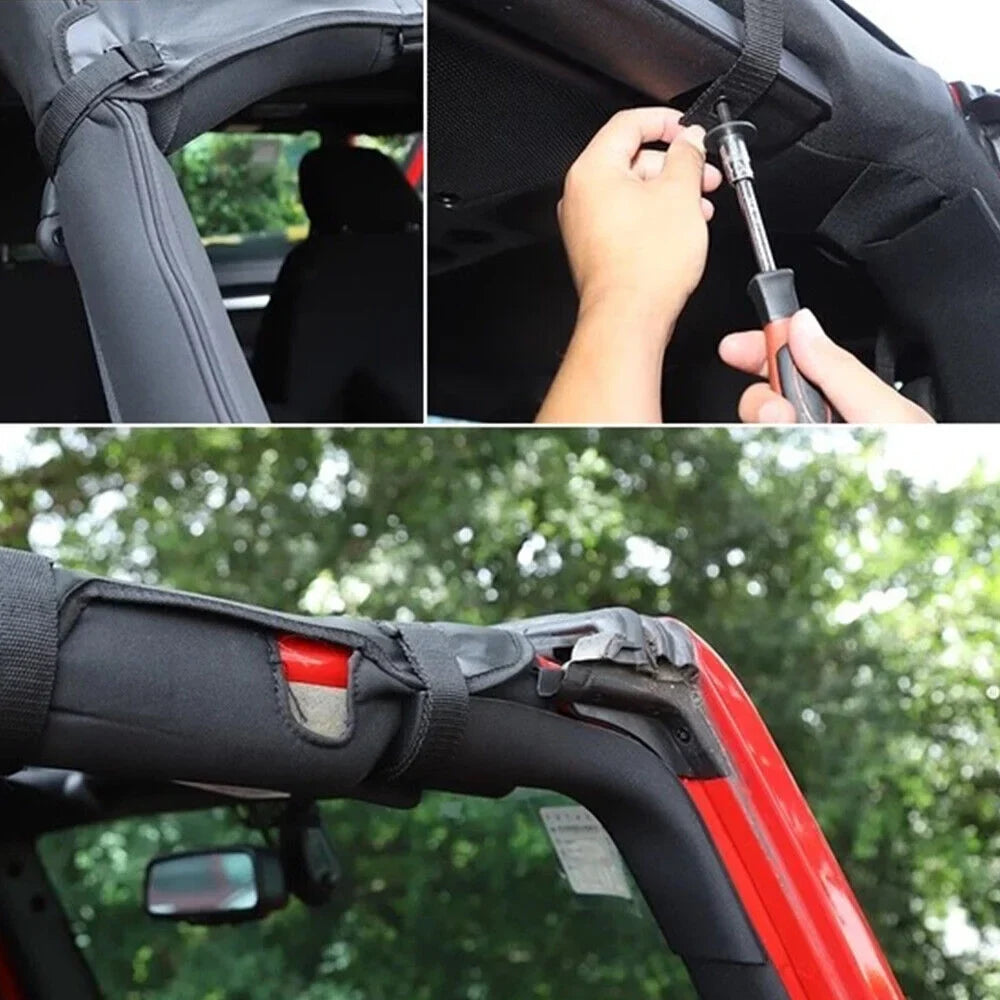Leather Top Sunshade Protection Jeep Wrangler JK JKU 07-18 NEW Ultimate Sun Protection Easy Installation