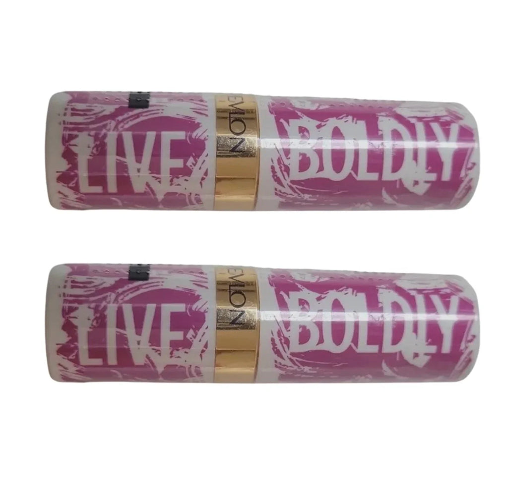 Pack of 2 Revlon Live Boldly Super Lustrous Lipstick, Black Cherry 061