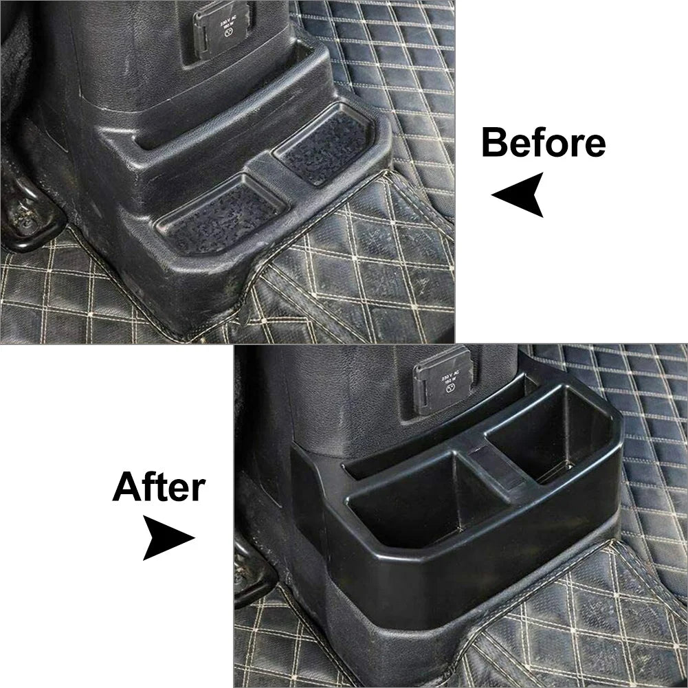 BFY Rear Cup Holder Drink Holder Seat Storage Organizer for Jeep wrangler JL 2018-20